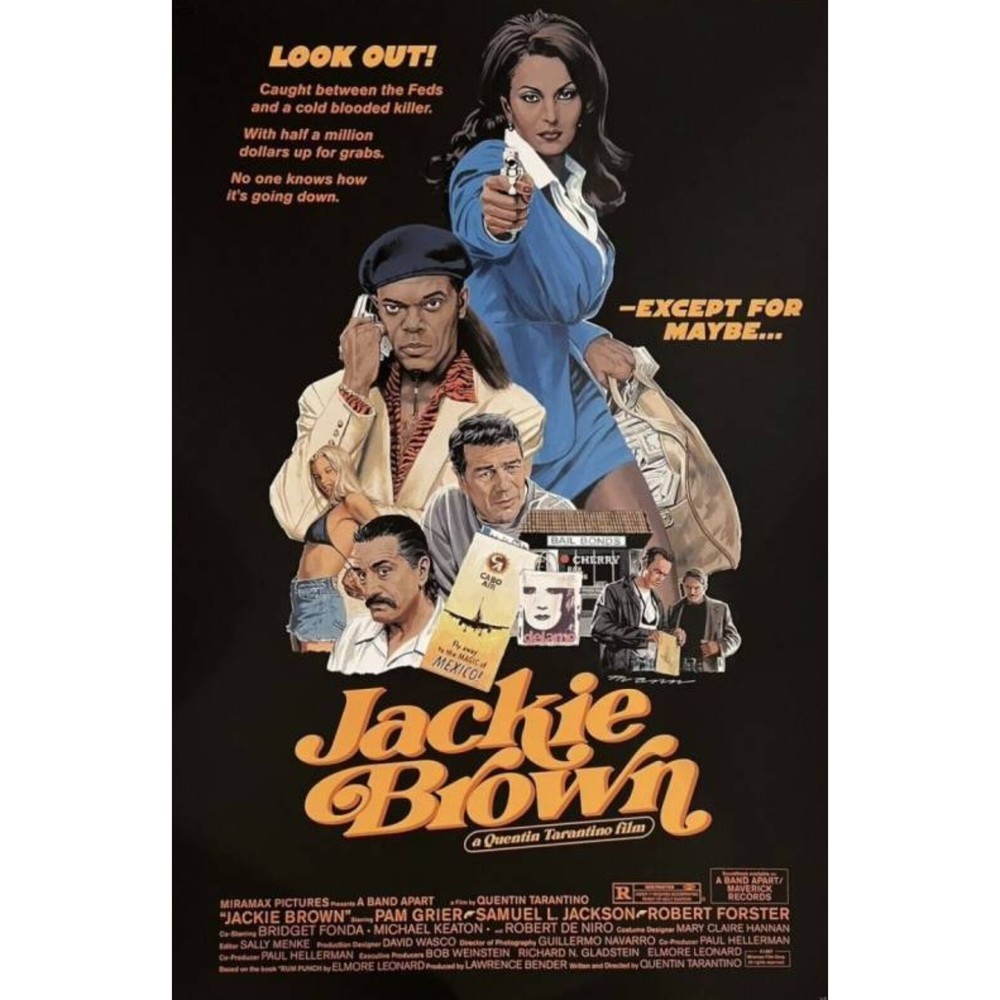 Paul Mann - Jackie Brown (Variant) - Mondo - RARE - x/50 - Quentin Tarantino